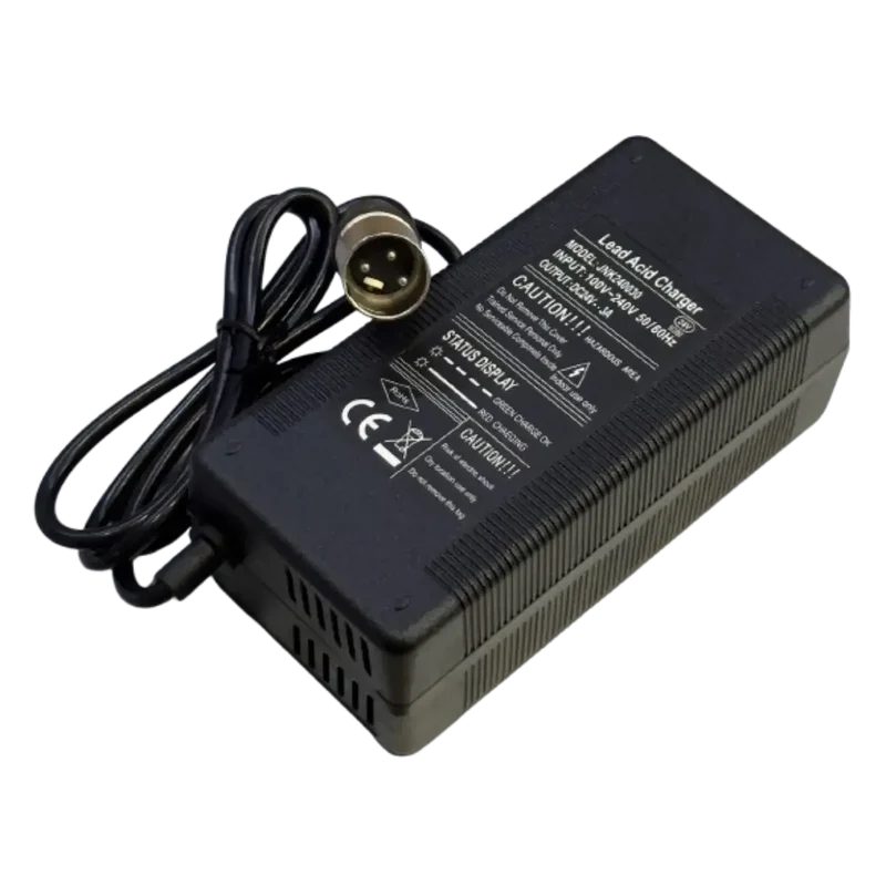 Chargeur 24V 3A pour batterie au plomb XLR 3 PINS