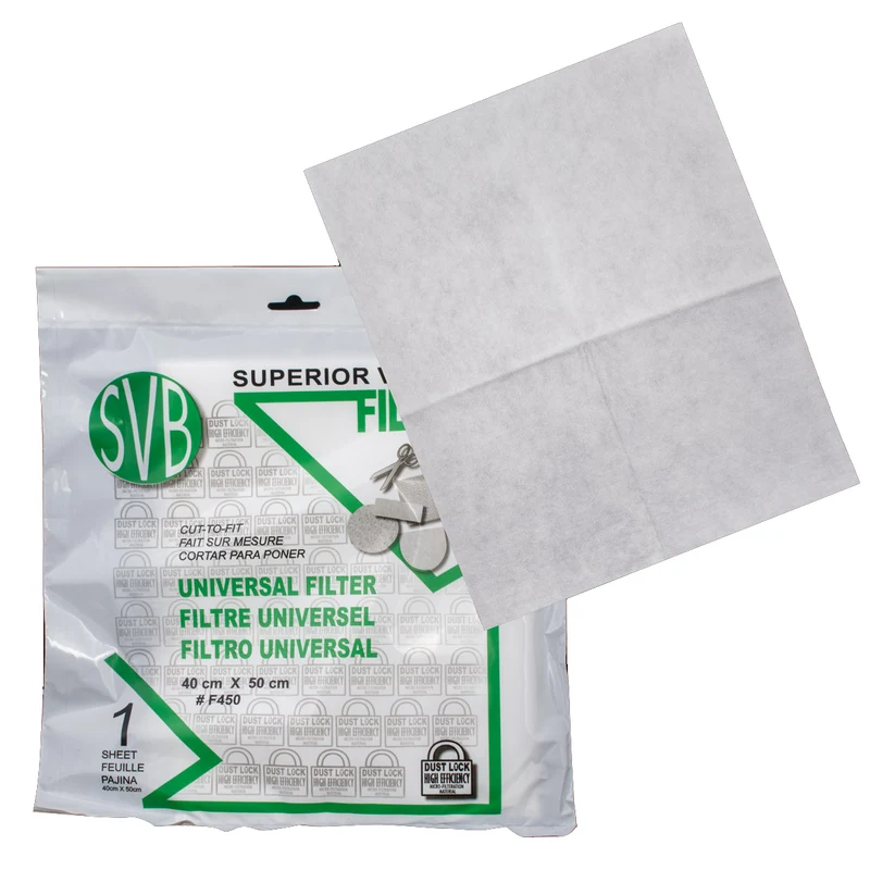 Filtre universel à découper pour aspirateur – 15" x 20" (réf. 35-00001)
