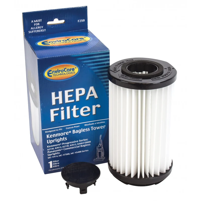 Filtre cartouche Kenmore #40319 (F259) et Panasonic MC-V – Aspirateur sans sac