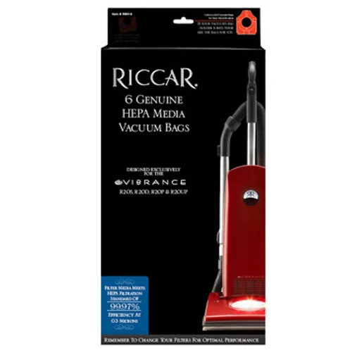 Sacs HEPA Riccar Vibrance RMH-6 – Paquet de 6
