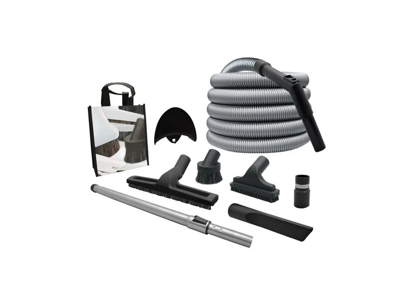 Ensemble boyau avec accessoires pour aspirateur central – 30, 35 ou 40 pieds