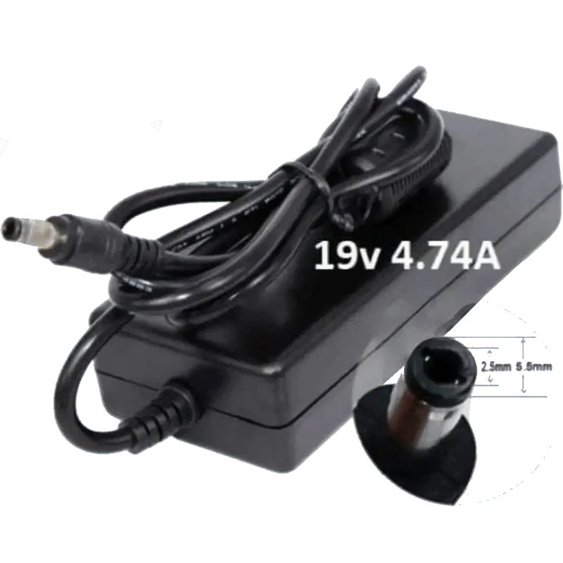 Chargeur PC 19V 90W 5.5x2.5mm pour PC portable