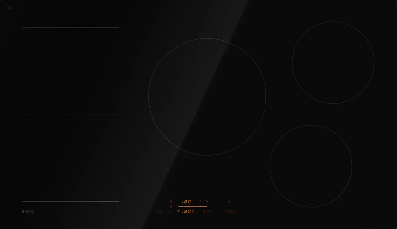 ASKO Series 5, 90cm 5 Zone Induction Cooktop, Black