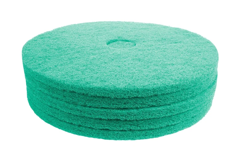 Tampons pour polisseuse à plancher - pour brunir - 20" - aqua - boîte de 5 - Norton