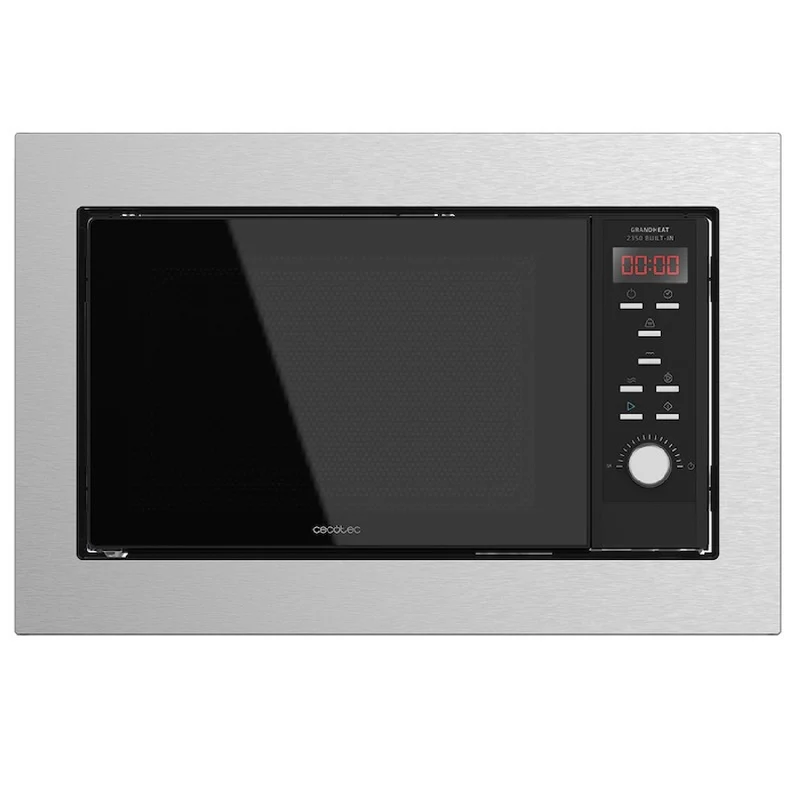 Cecotec Micro-ondes encastrable GrandHeat 2350 Built-In Steel Black