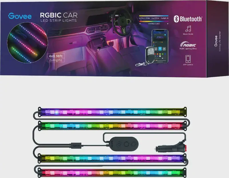 Govee RGBIC Car LED Strip Lights