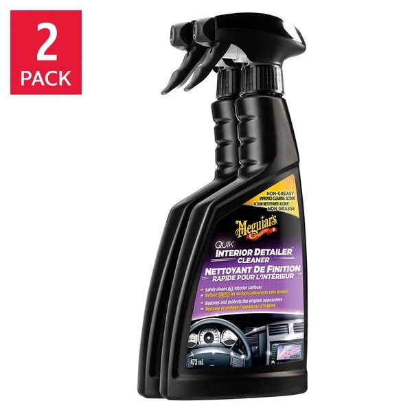 Meguiar's Quik Interior Detailer Cleaner 2 x 473 ml
