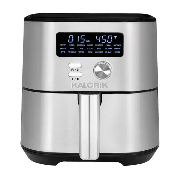 Kalorik MAXX FT47823 Air Fryer | 6QT | 7-in-1 | 21 Presets | 1750W | Turbo MAXX