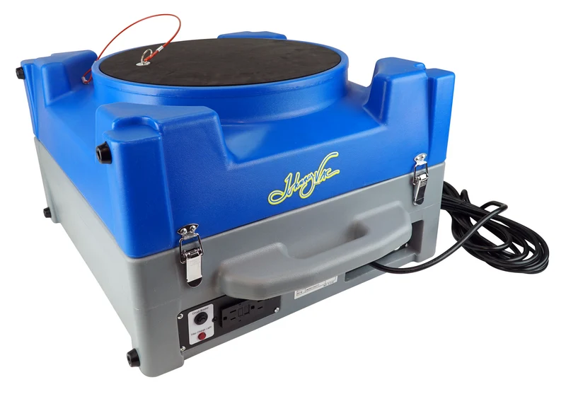Purificateur d'air industriel - portable - filtration à deux niveaux - 115 volts - 2 A - HEPA - jusqu'à 1000 CFM