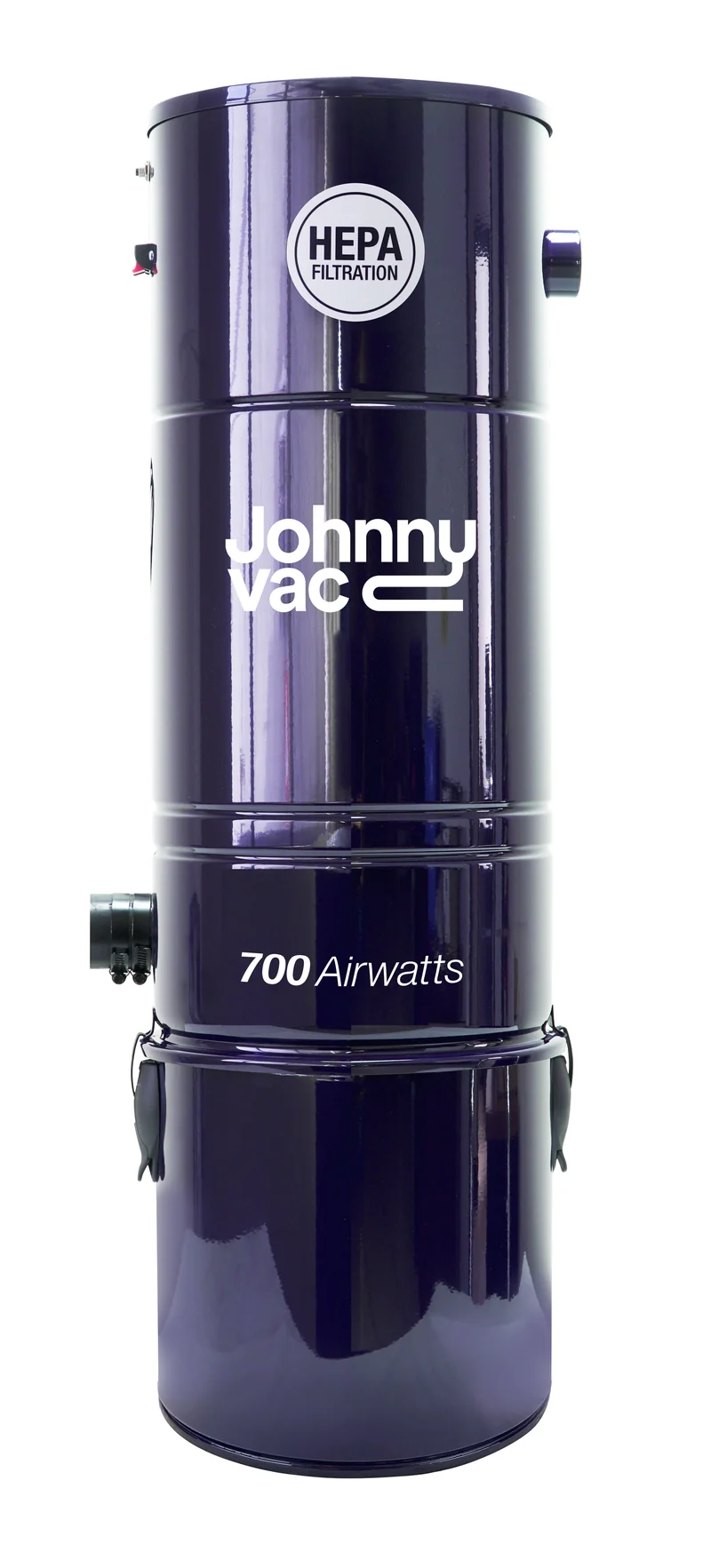 Aspirateur central - Johnny Vac - JV700LSA - silencieux - 700 watts-air - Hybride - HEPA