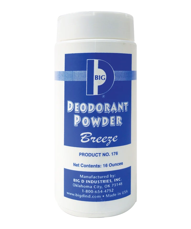 Poudre désodorisante - brise - 16 oz (454 G) - Big D 176