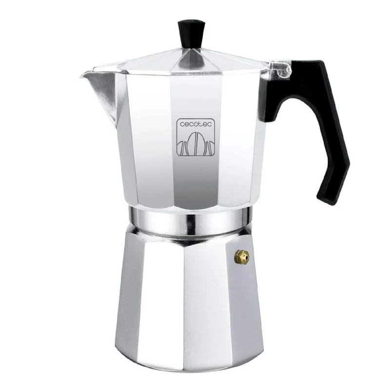 Cecotec Cafetière italienne en aluminium Cumbia MokClassic 300 Shiny