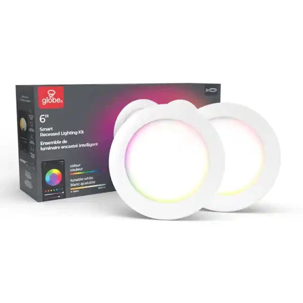 Globe 4" Recessed Lights 2-pack