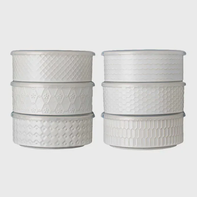 Signature Housewares Storage Bowls with Vented Lids, 6-pack