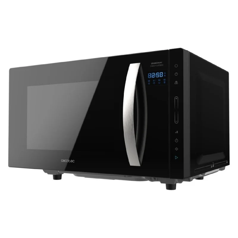 Cecotec Micro-ondes sans plateau GrandHeat 2300 Flatbed Touch Black