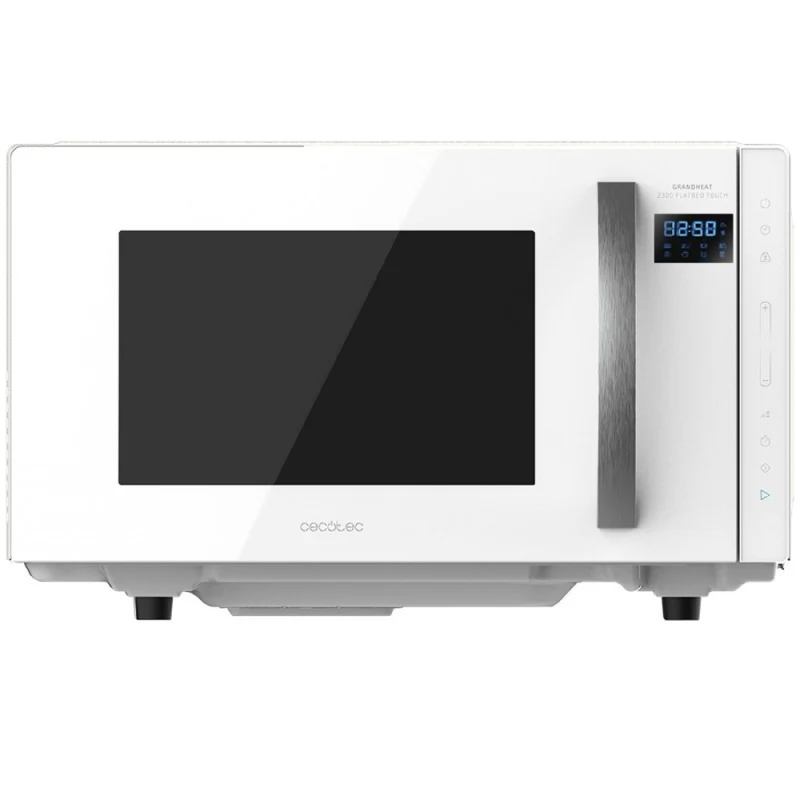 Cecotec Micro-ondes sans plateau GrandHeat 2300 Flatbed Touch White