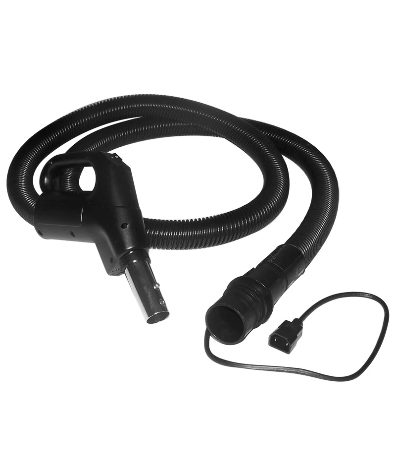 Boyau électrique pour aspirateur Soteco - 1,82 (6') - noir - poignée pompe à gaz - bouton-barrure