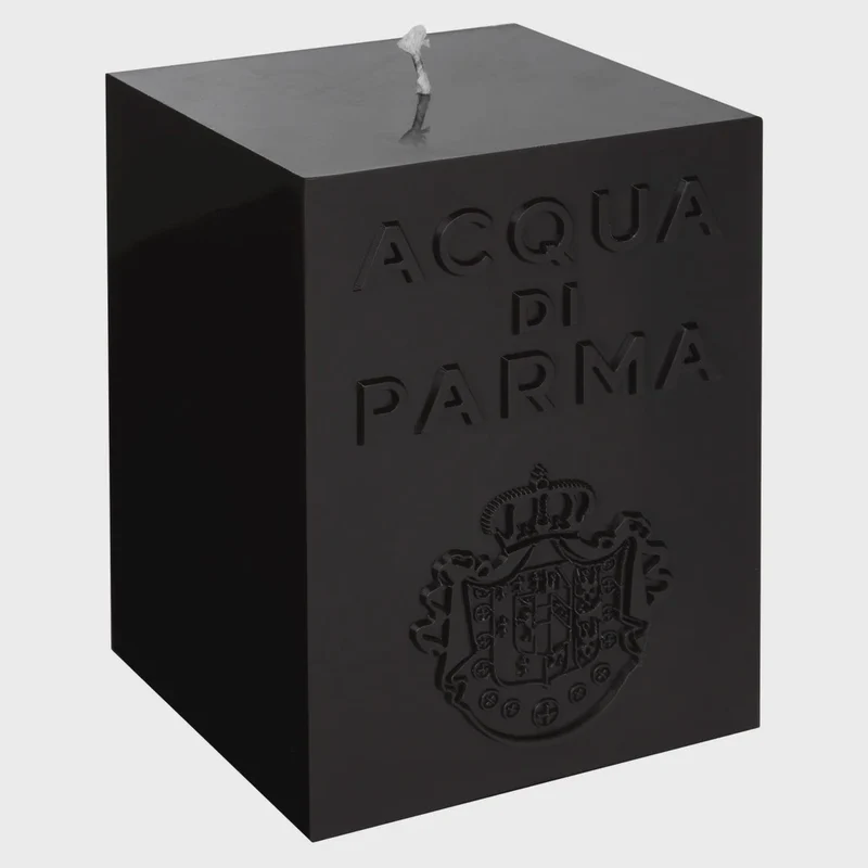 Acqua di Parma Amber Black Cube Candle, 1 kg