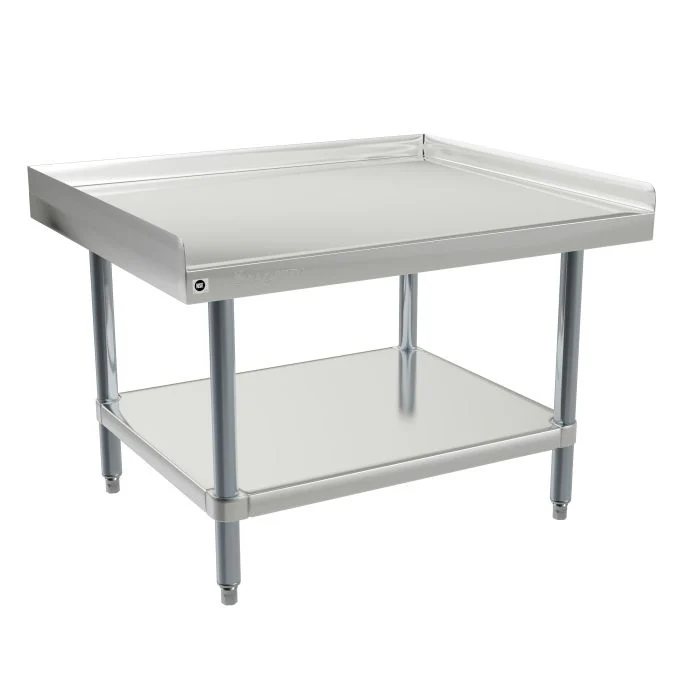 Sagetra Equipment Stand 30"D X 36"L X 24"H, Stainless Steel