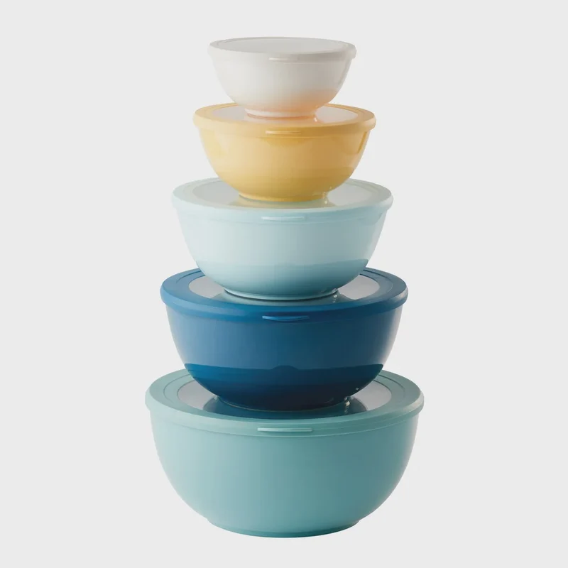 Pandex Melamine Bowl Set with Lids, 5-pieces