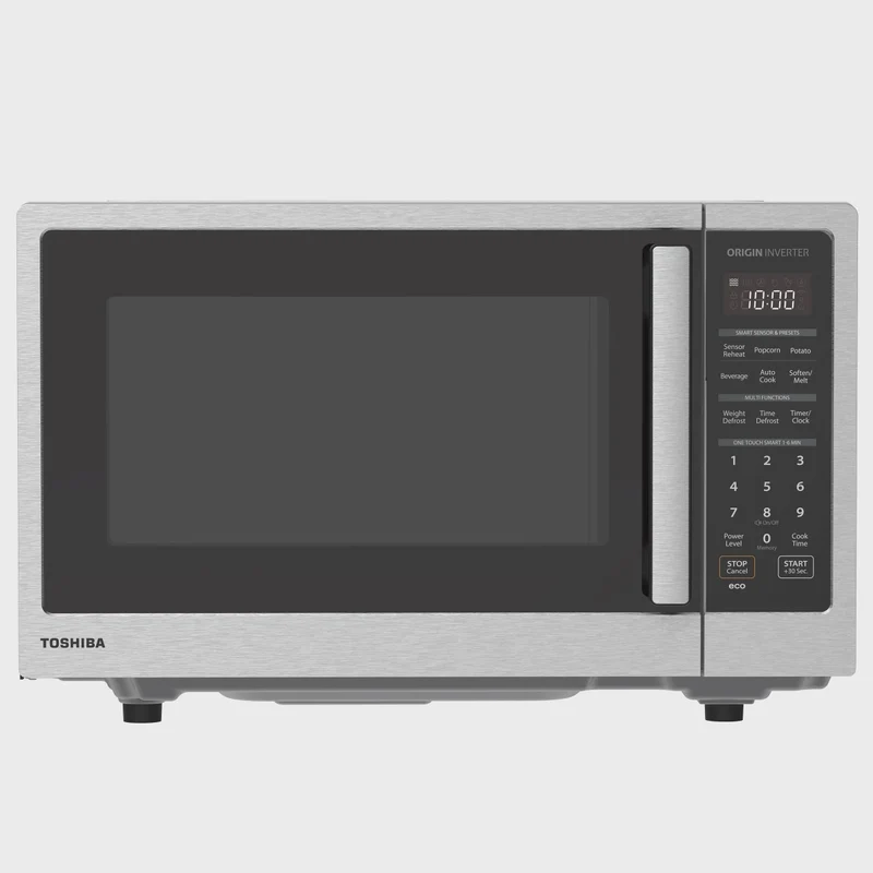 Toshiba 1.4 cu.ft. Inverter Microwave Oven, Stainless-steel