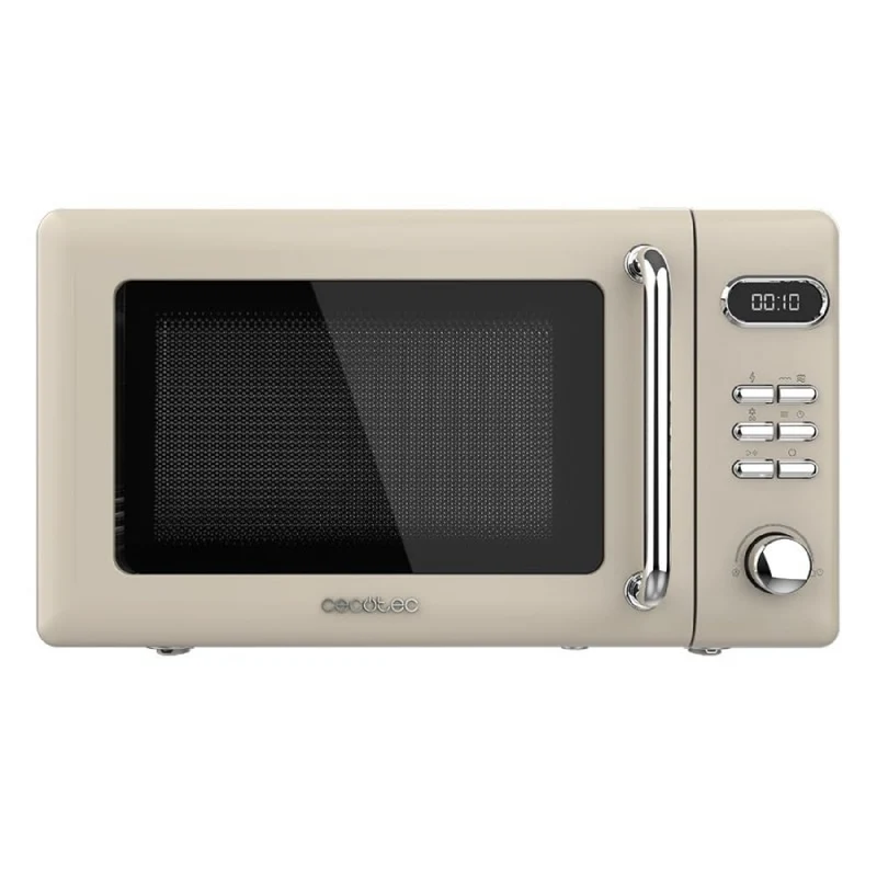 Cecotec Micro-ondes de 20 L avec grill ProClean 5110 Retro Beige