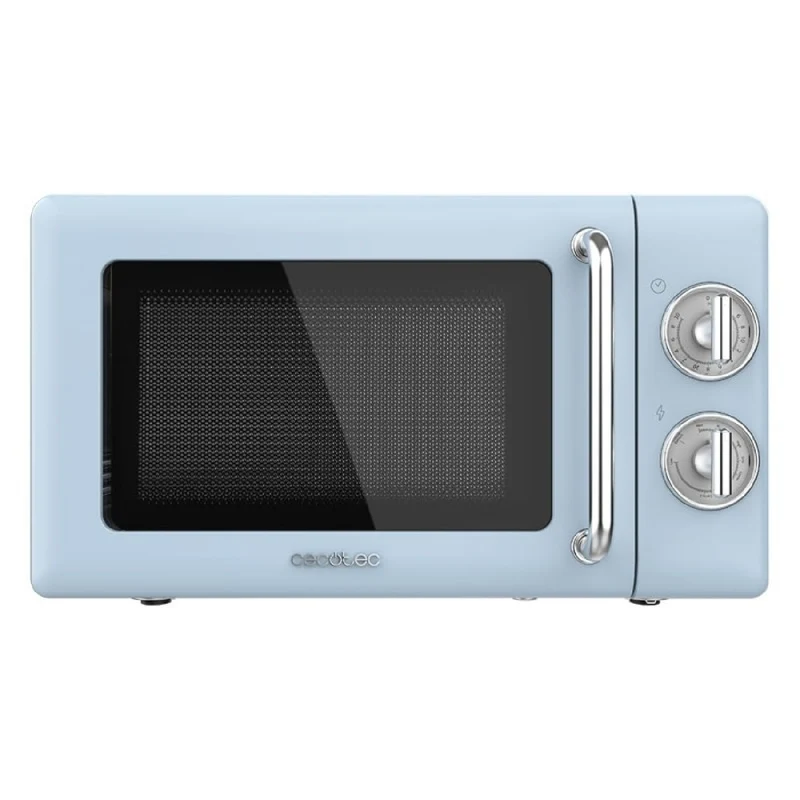 Cecotec Micro-ondes de 20 L avec grill ProClean 3110 Retro Blue