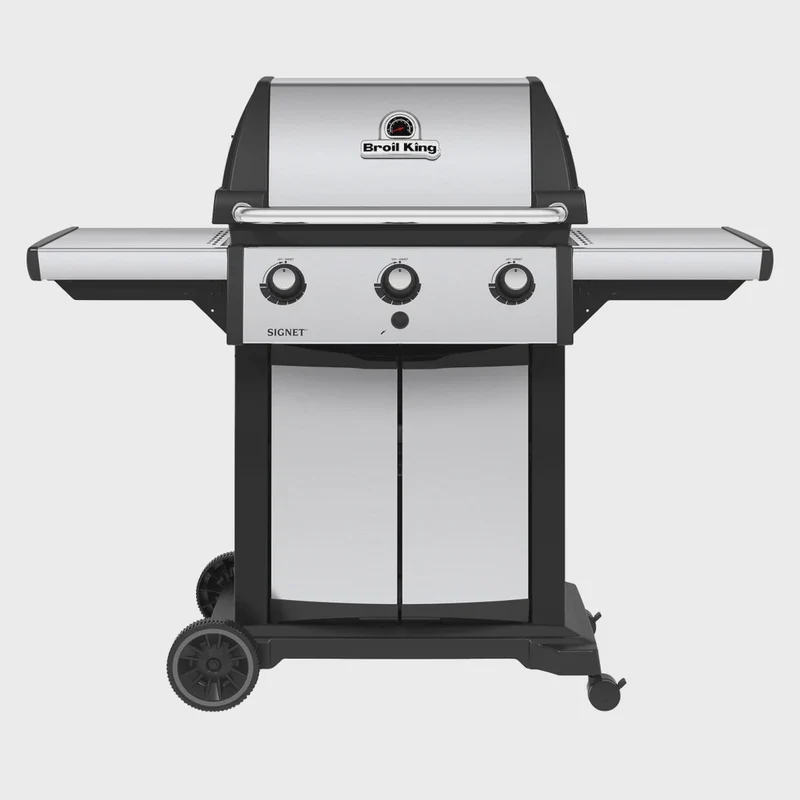 Broil King Signet 320 PRO 3 Dual - Tube Burner Natural Gas BBQ with Cover