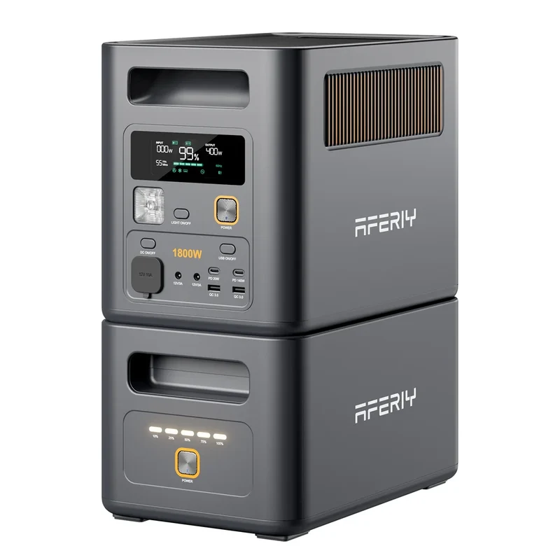 AFERIY Nomad1800 Pro Station D'énergie Portable Une Capacité D'extension | 1800W 1024Wh - 5120Wh