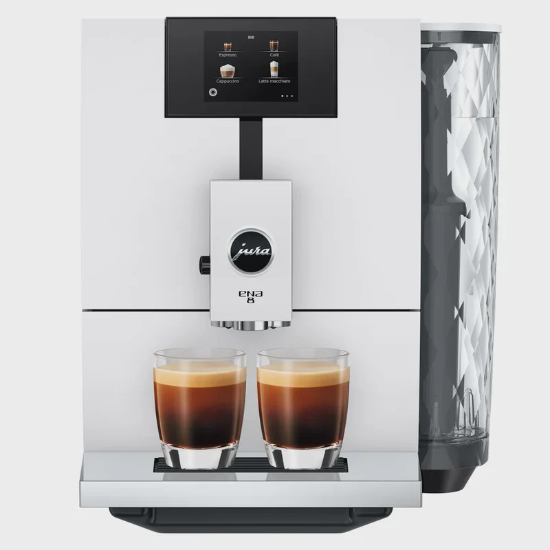 JURA ENA 8 Automatic Espresso Machine, Full Nordic White