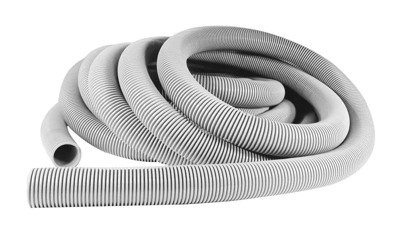 Boyau pour aspirateur central -15 m (50') - 50 mm (2") dia - gris - anti-écrasement - Zephlex - Plastiflex CZ100200050PI