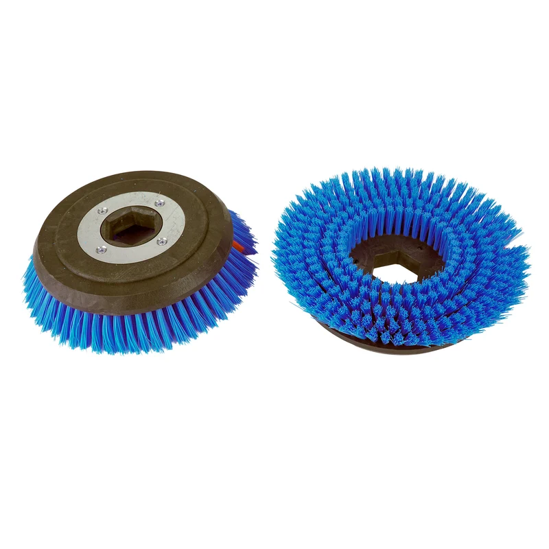Brosses bleues - medium - Micro autorécureuse - Johnny Vac - JVC43B - paquet de 2