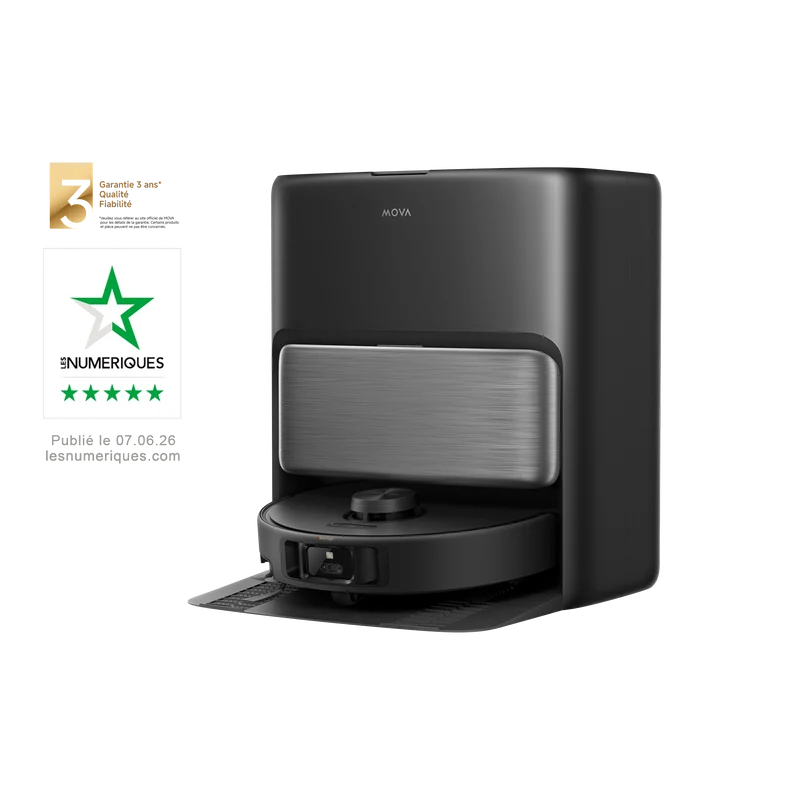 MOVA P70 Pro Ultra Robot Aspirateur Noir