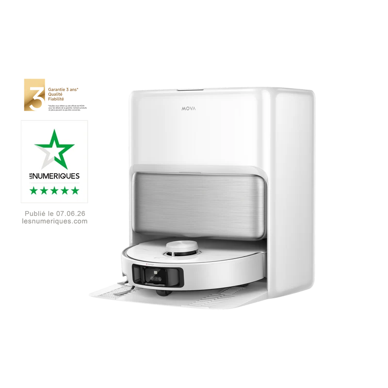 MOVA P70 Pro Ultra Robot Aspirateur Blanc