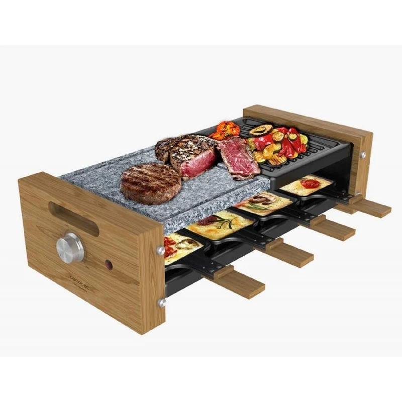 Cecotec Raclette Cheese&Grill 8400 Wood MixGrill