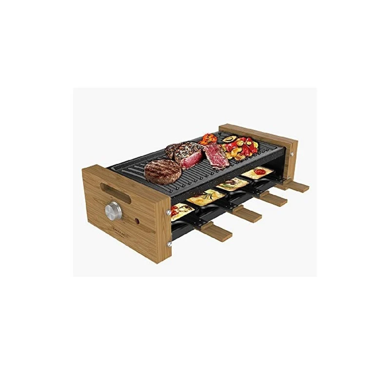 Cecotec Raclette Cheese&Grill 8200 Wood Black