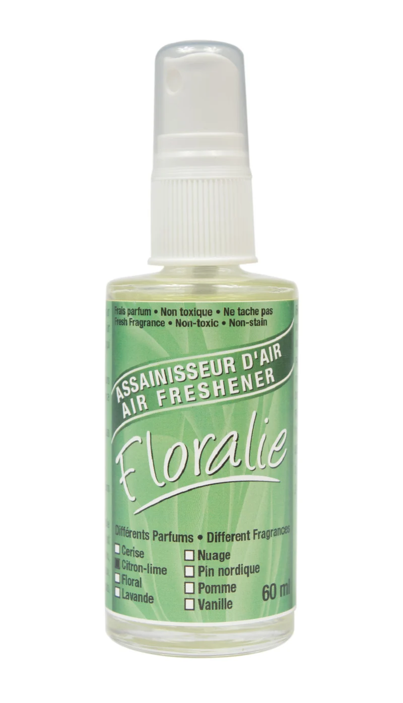 Assainisseur d'air - ultra concentré - parfum de citron-lime - 2 oz (60 ml) - Floralie 04004-0