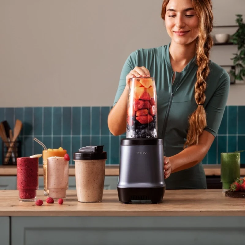 Cecotec Mixeur-blender avec bouteille portable Nutriblender Fusion