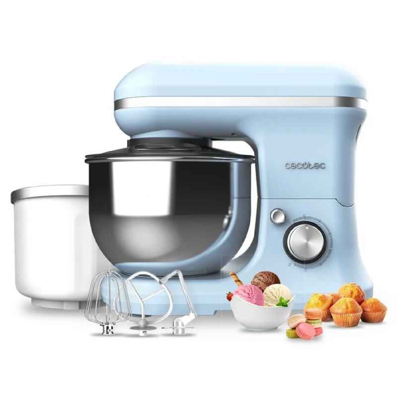 Cecotec Robot pétrisseur Cecomixer Merengue 5L 1200 Ice-Cream Blue