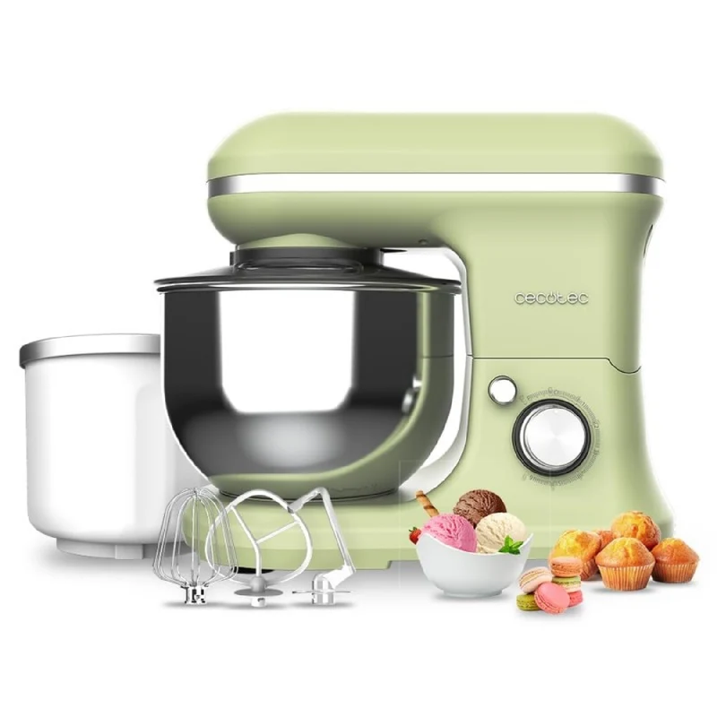 Cecotec Robot pétrisseur Cecomixer Merengue 5L 1200 Ice-Cream Green