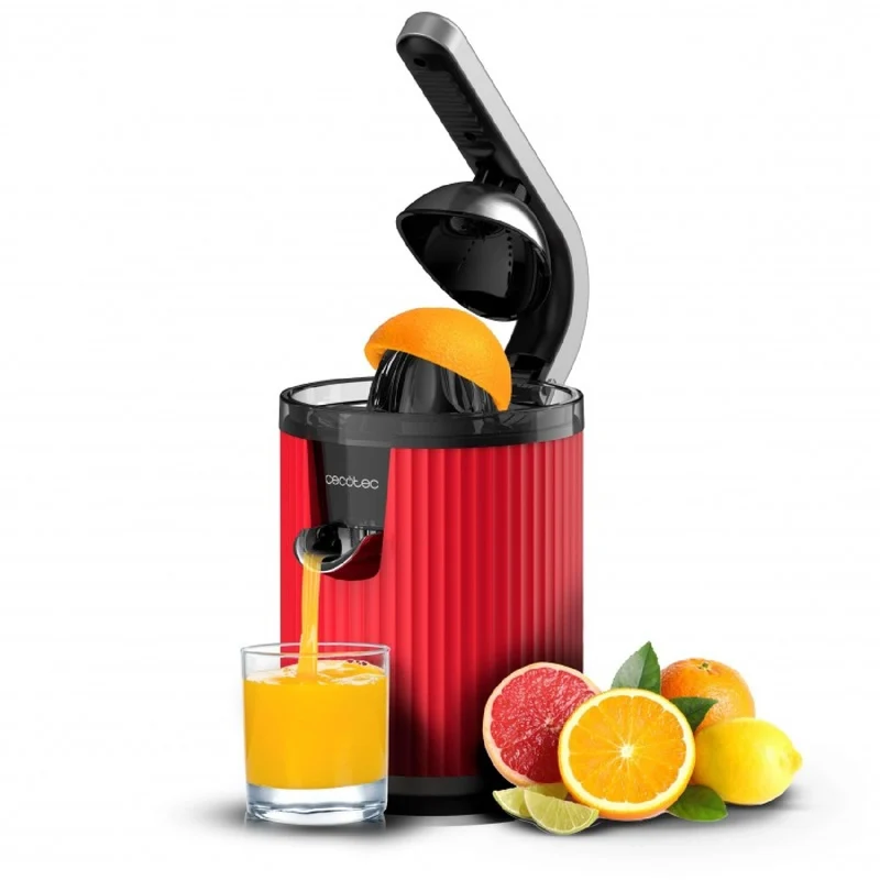 Cecotec Presse-agrumes avec bras levier Xqueeze RetroJuice 600 Red
