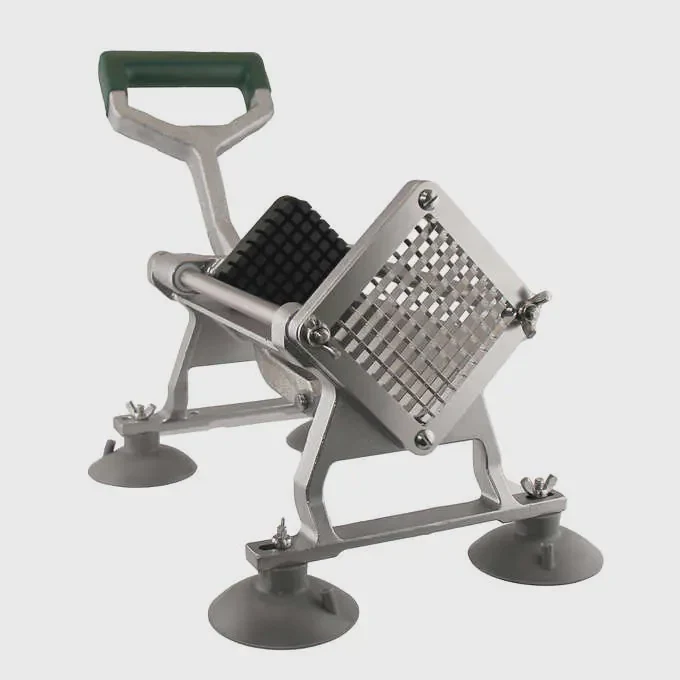 French Fry Cutter Professional (Includes Blades & Pushers 1/2 in.+ 1/4 in.+ 3/8 in.)