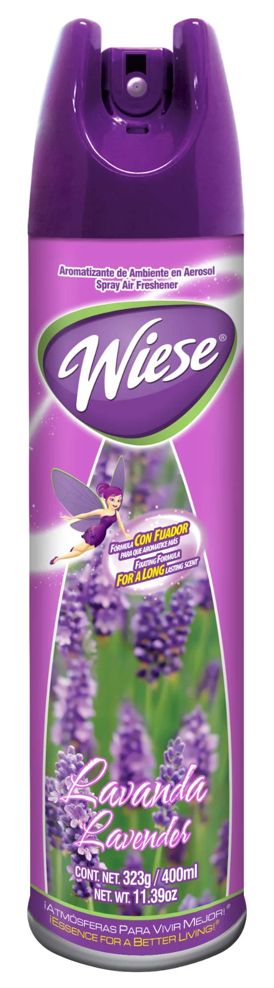 Déodorisant en aérosol - parfum lavande - 400 ml (14 oz) - Wiese NAEHO10