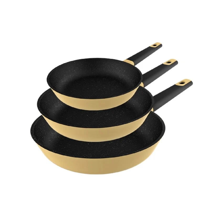 Cecotec Set de poêles Polka Experience 18-22-26 Bucket Set Vulcano