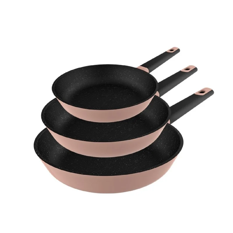 Cecotec Set de poêles Polka Experience 18-22-26 Bucket Set Gravity