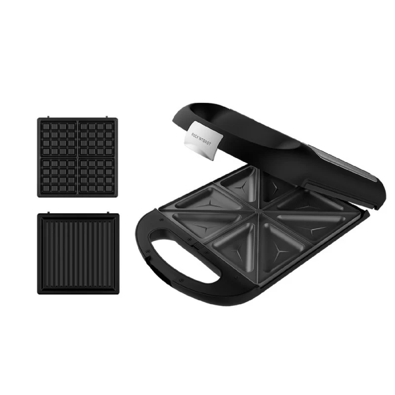 Cecotec Appareil à sandwichs Rock´nToast Family 3in1