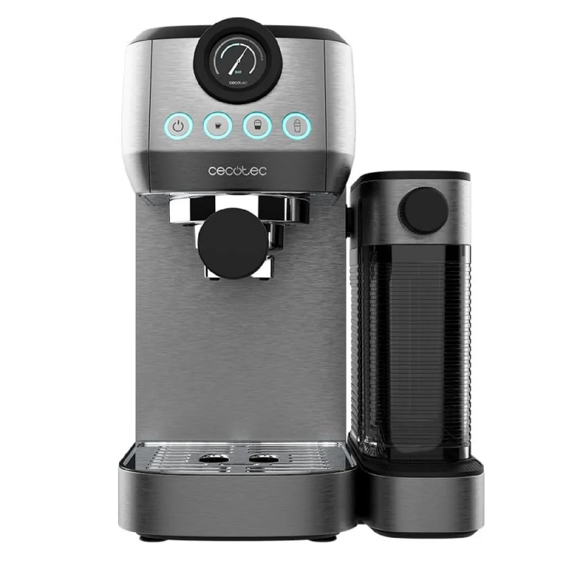 Cecotec Machine à café semi-automatique Power Espresso 20 Steel Pro Latte