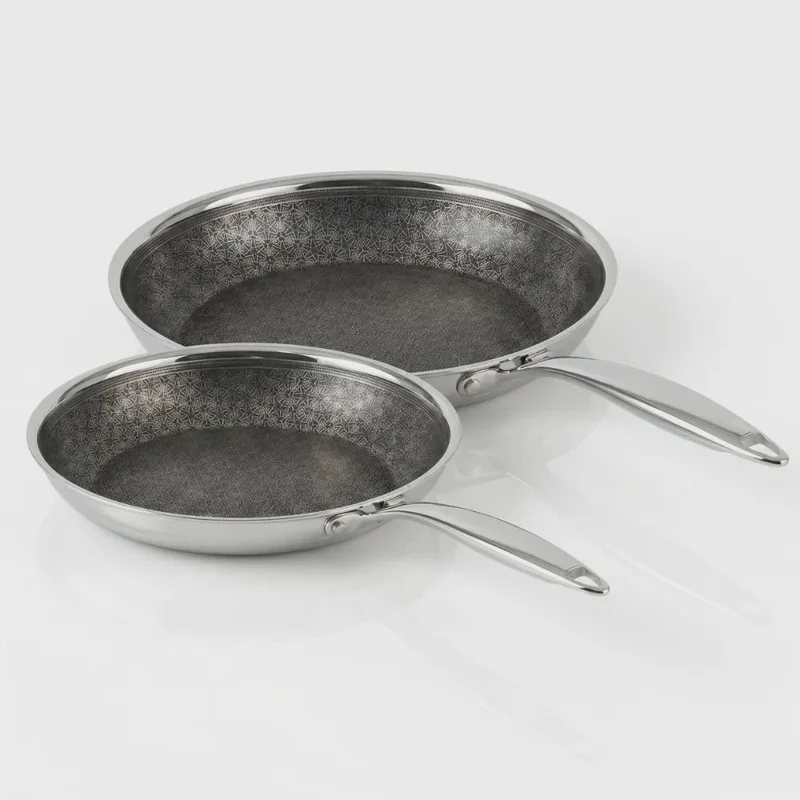 Resistere 2-Piece Stainless Steel Skillet Set, 24cm / 28cm