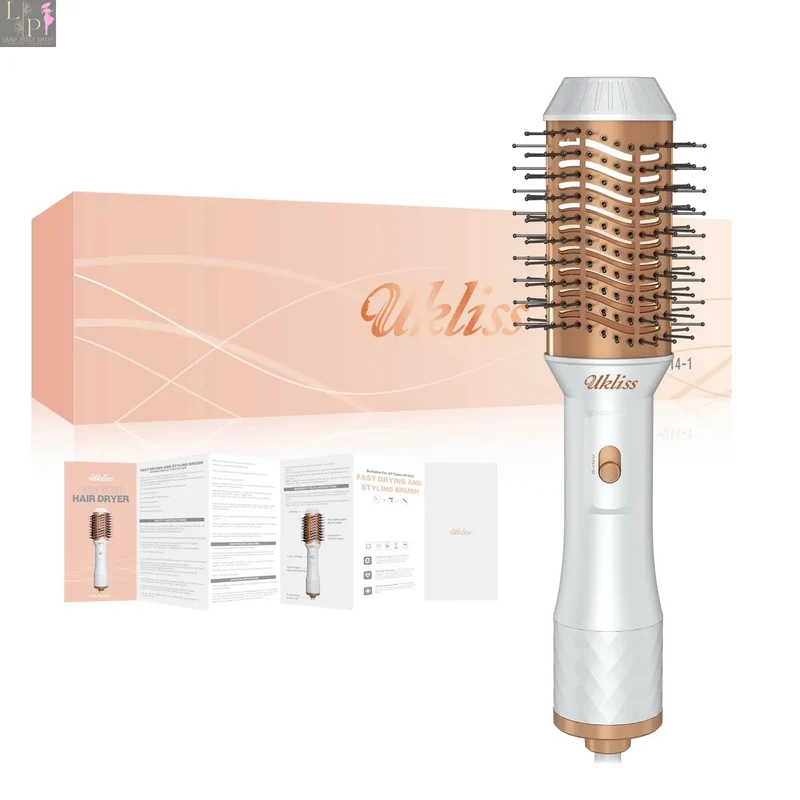 Hair Dryer One Step Hot Air Brush Hair Dryer Straightening Brush Dryer Women Hair Blower Dryer Brush