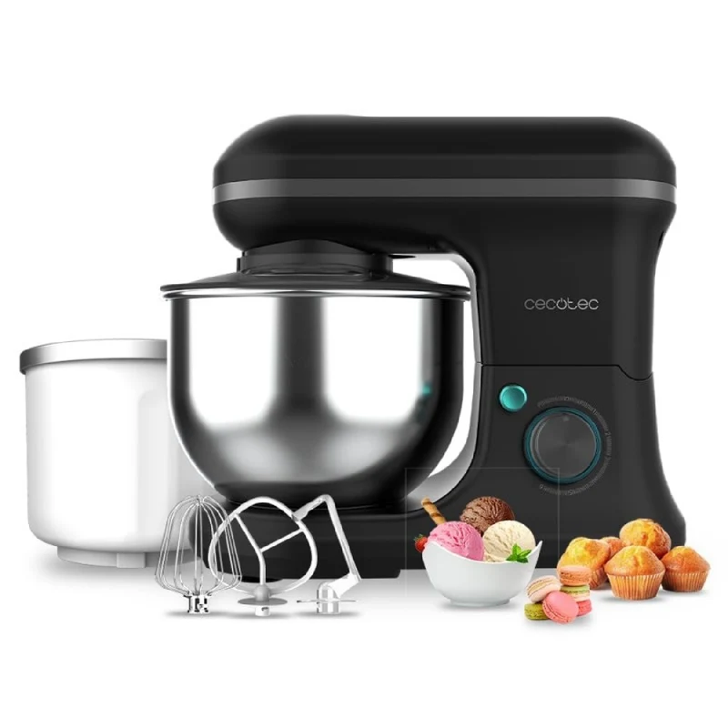 Cecotec Robot pétrisseur Cecomixer Merengue 5L 1200 Ice-Cream Black